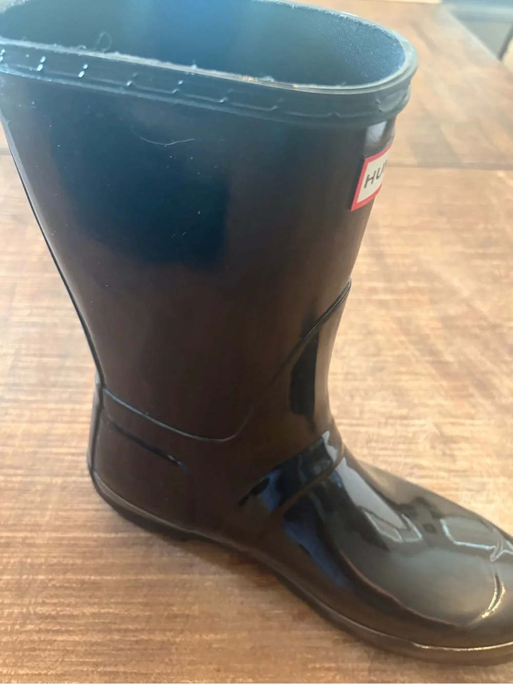 Hunter Gloss Black, Mid-calf, Rain Boots